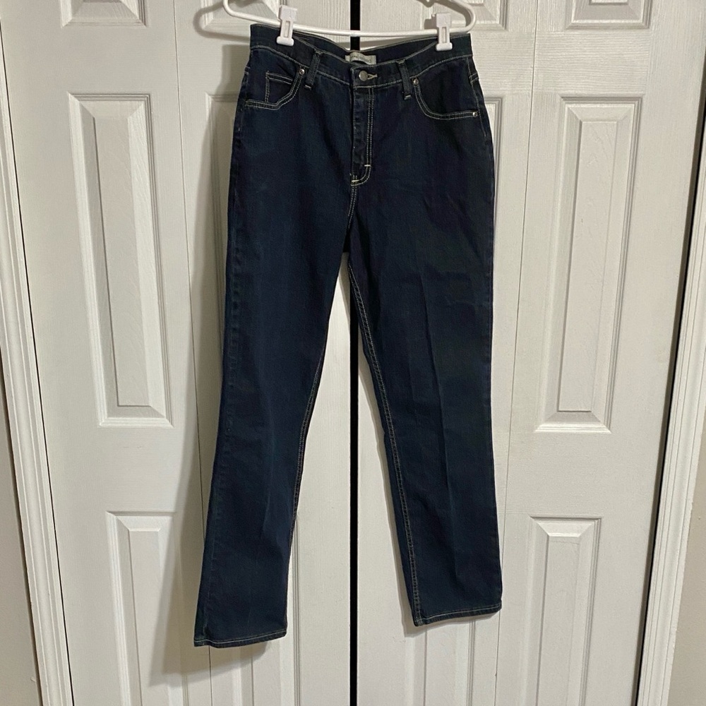 Riders relaxed cotton spandex denim blue jeans size 12